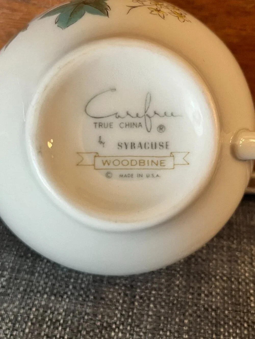 Vintage Teacups Set of 4